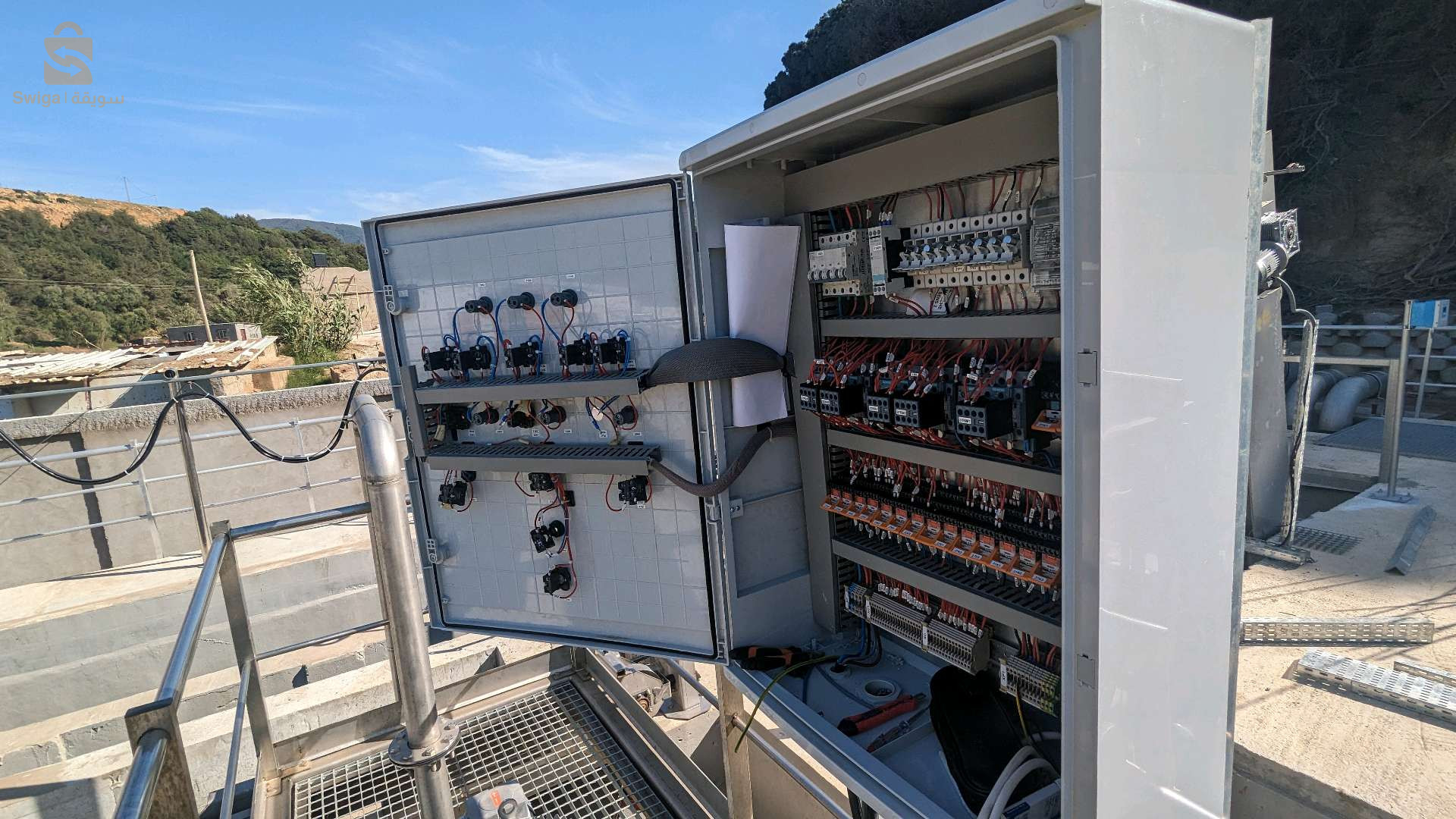 cablage des armoires et mise en service