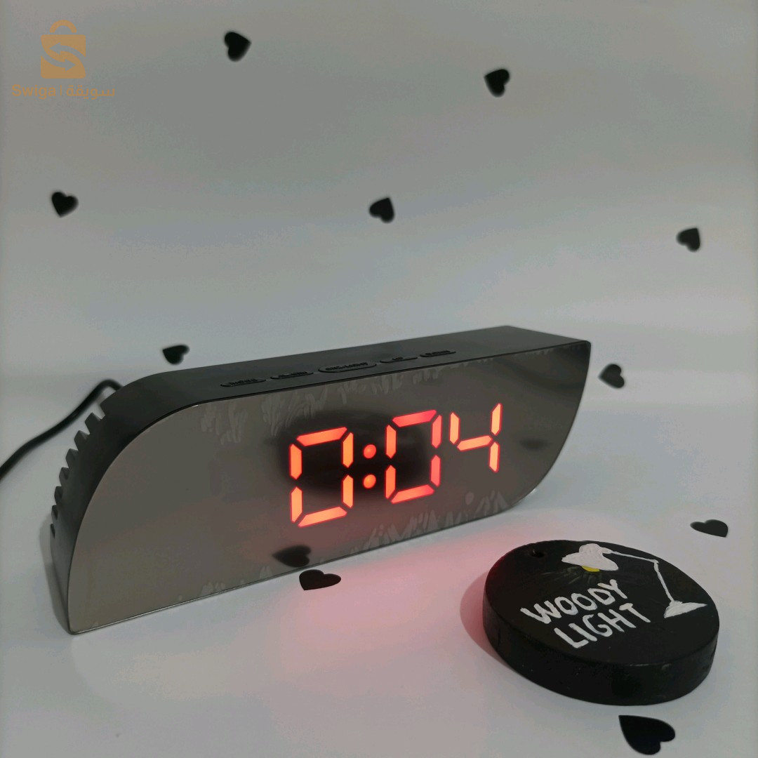 ساعة رقمية led