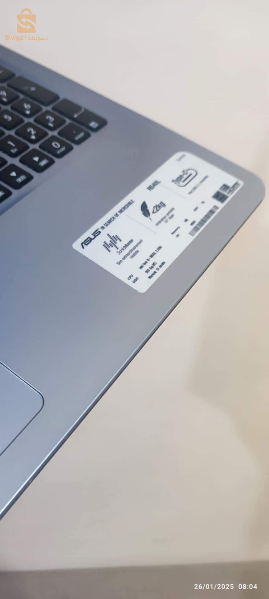 pc portable Asus Vivo book tactile