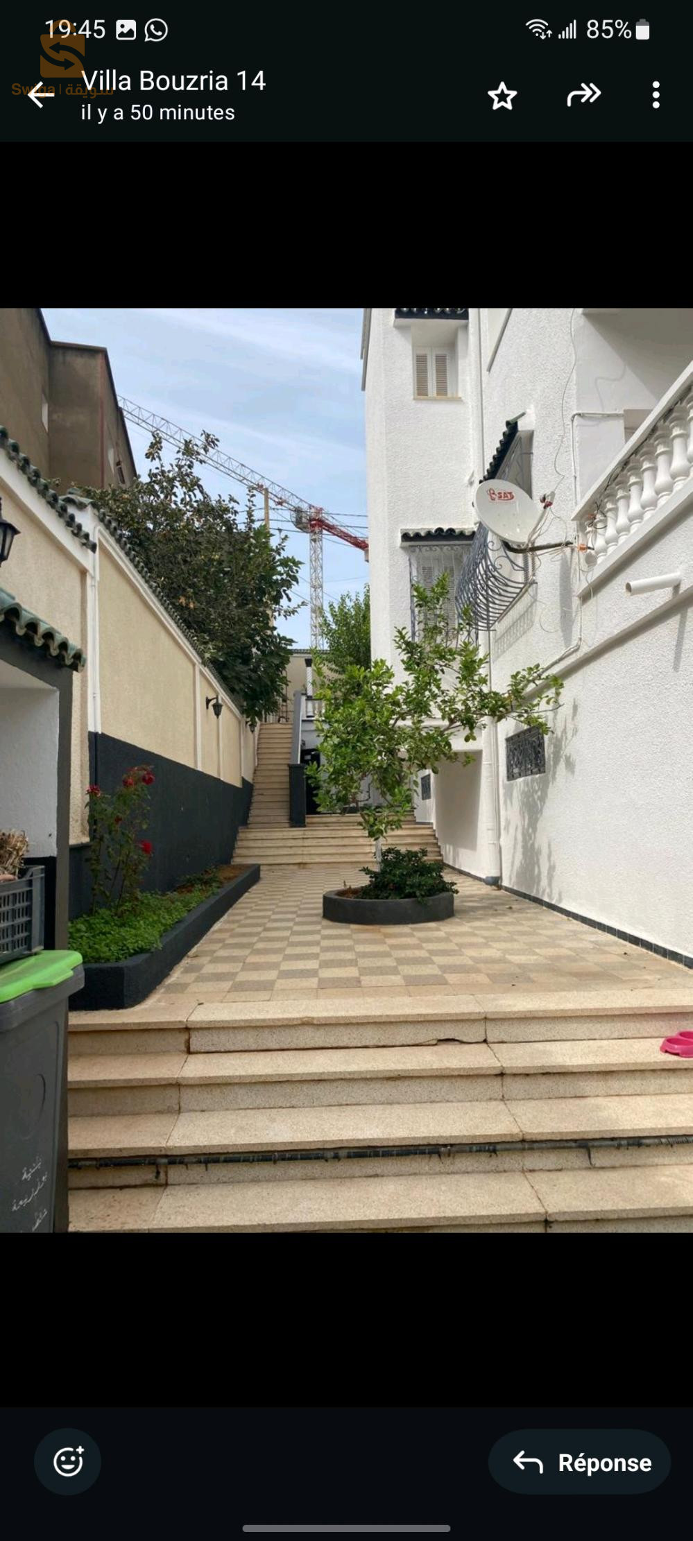 Villa R+2  située à Bouzaréah, bouhamam 809m²
