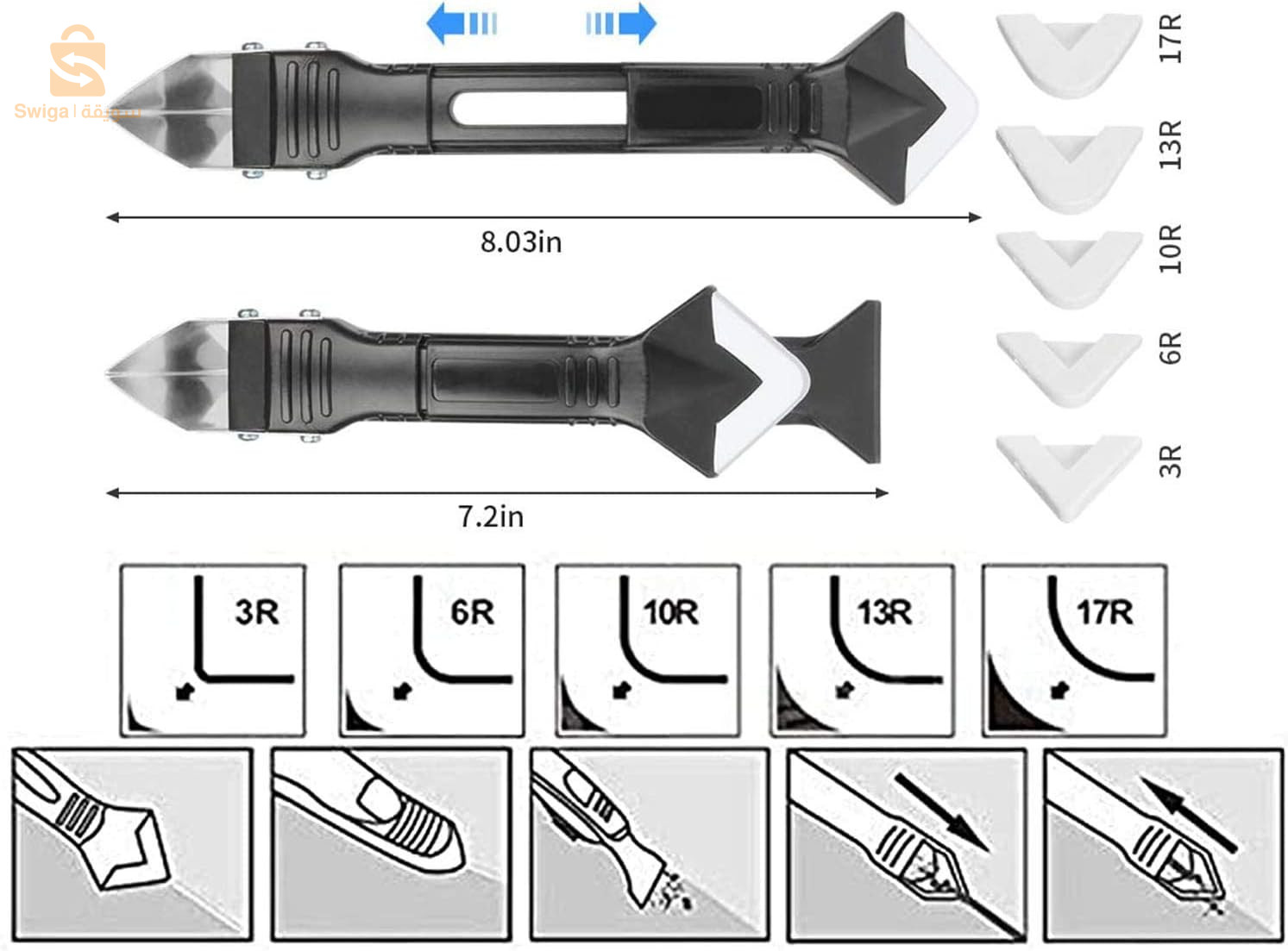 gratoir de silicone 3en1
