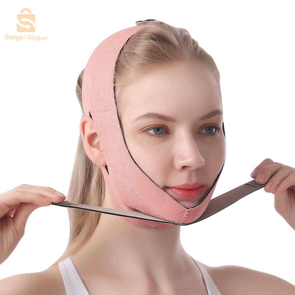 حزام شد الوجه لتقليل الذقن المزدوج و التتجاعيد فعالية.
