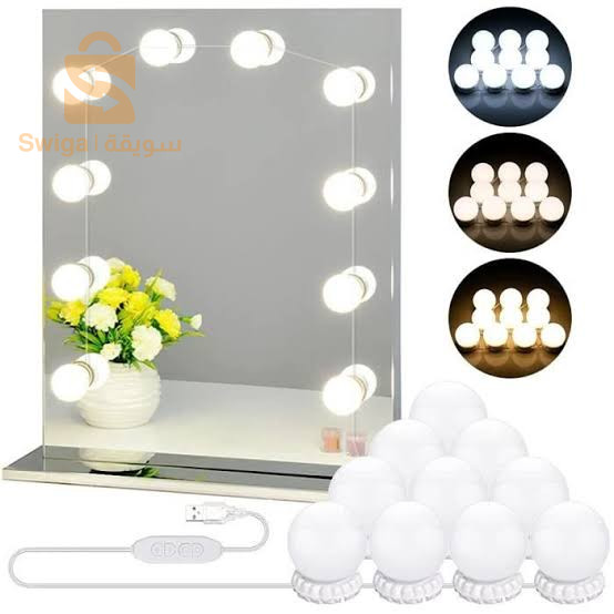 10  Lampes de miroir LED