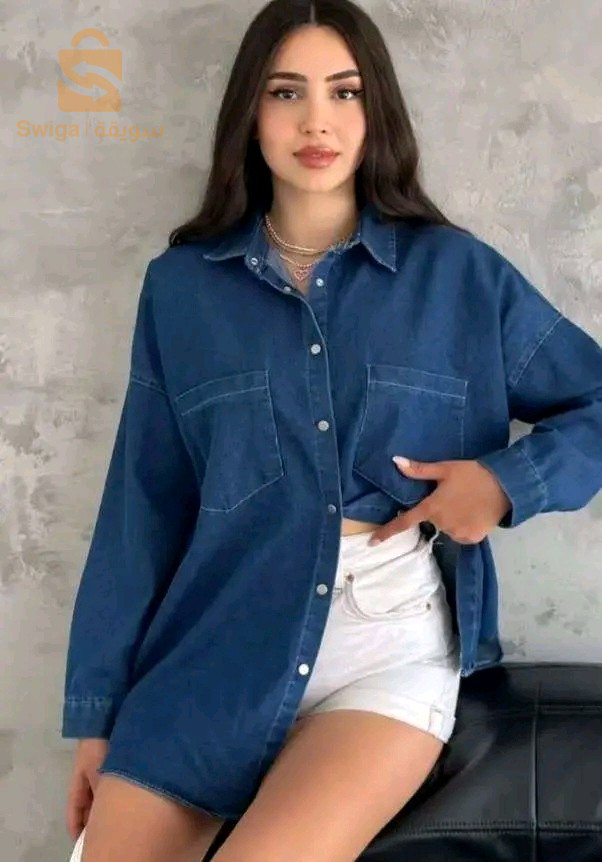 chemise en jean femme