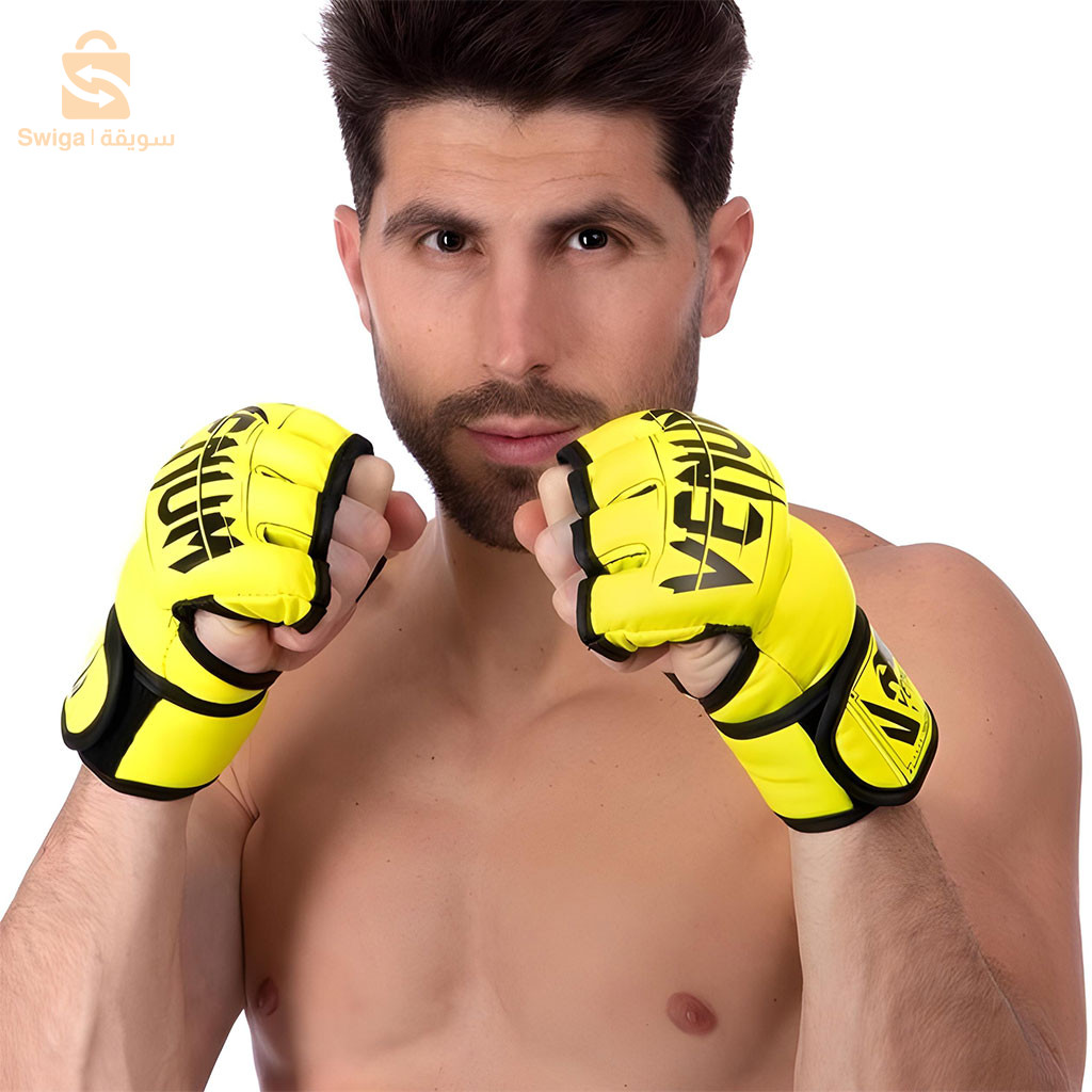 Gants de Boxe et MMA Demi-Doigts de Haute Qualité – قفازات🥊 البوكس