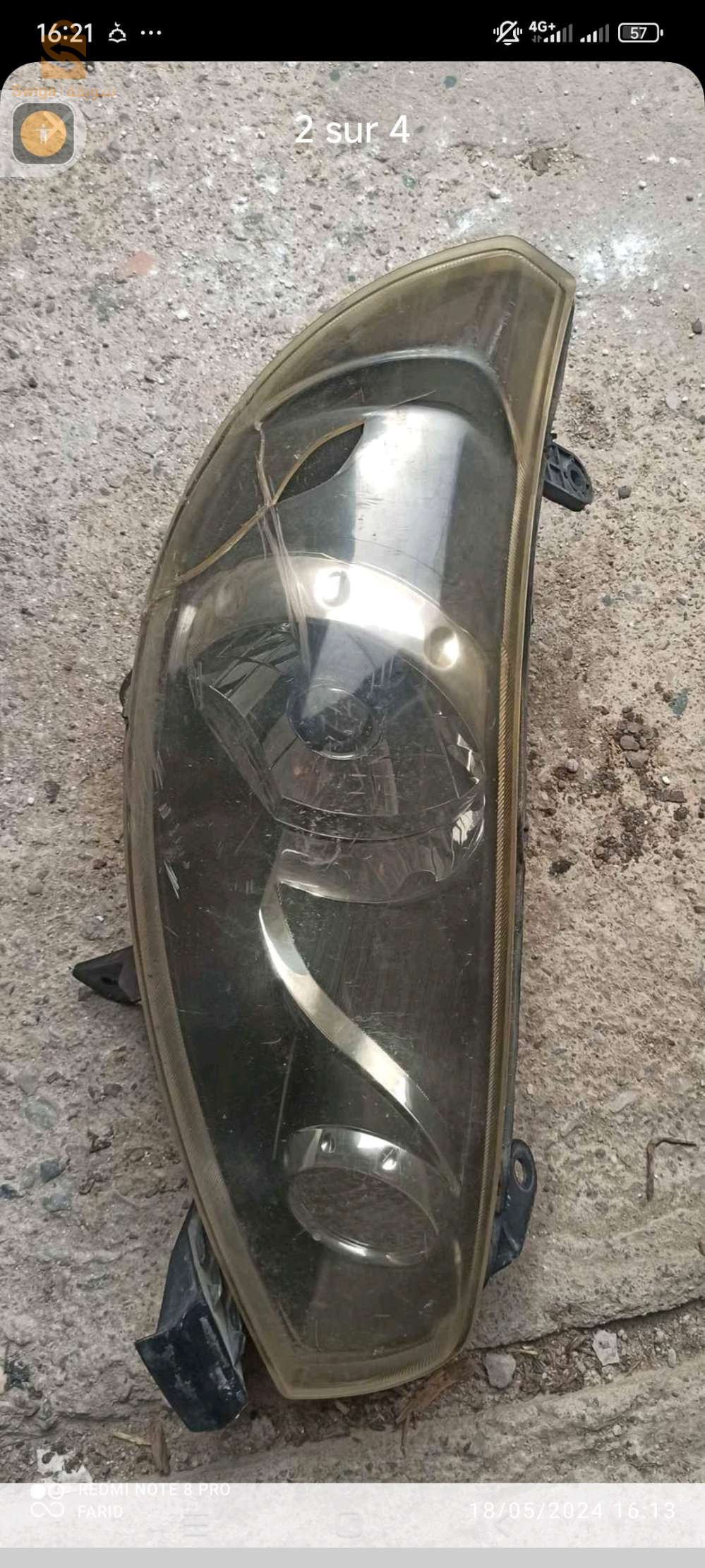 a vendre optique pour voiture marque Jac 3