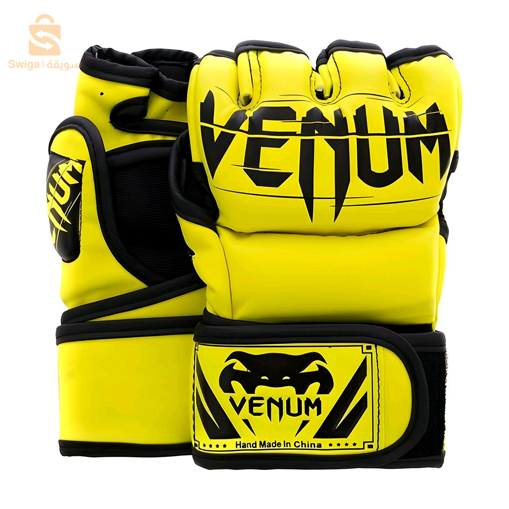 Gants de Boxe et MMA Demi-Doigts de Haute Qualité – قفازات🥊 البوكس
