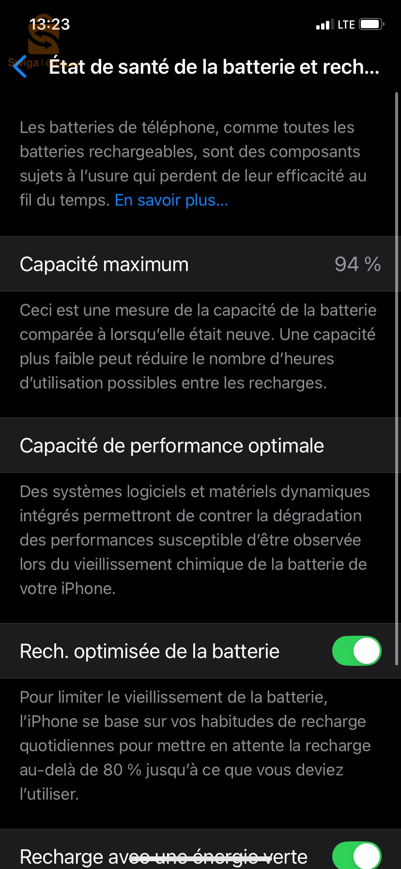 iPhone 11 Batri 94 stockage 64