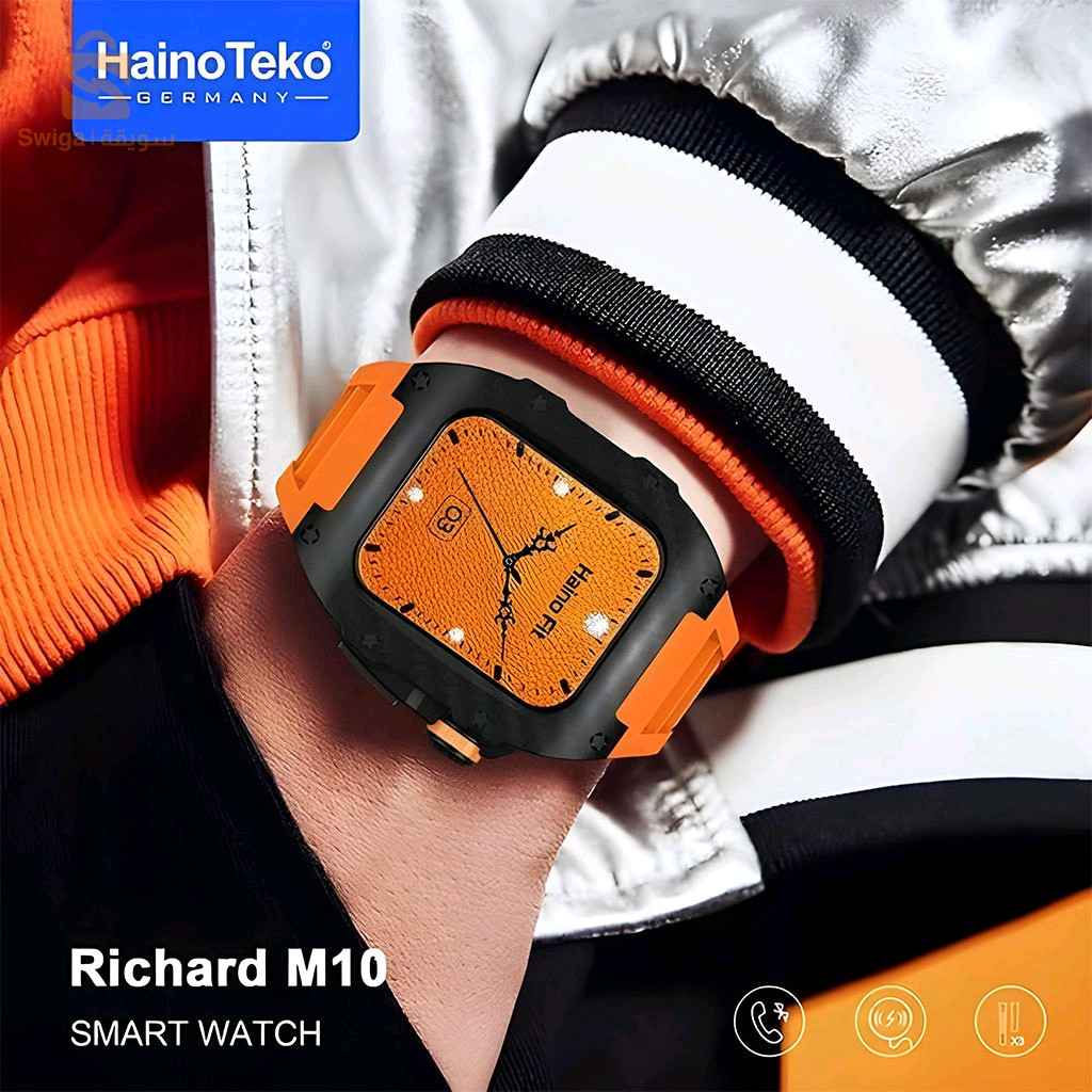 Haino Teko Germany Richard M10 avec chargeur sans fil 2 paires de bracelets
