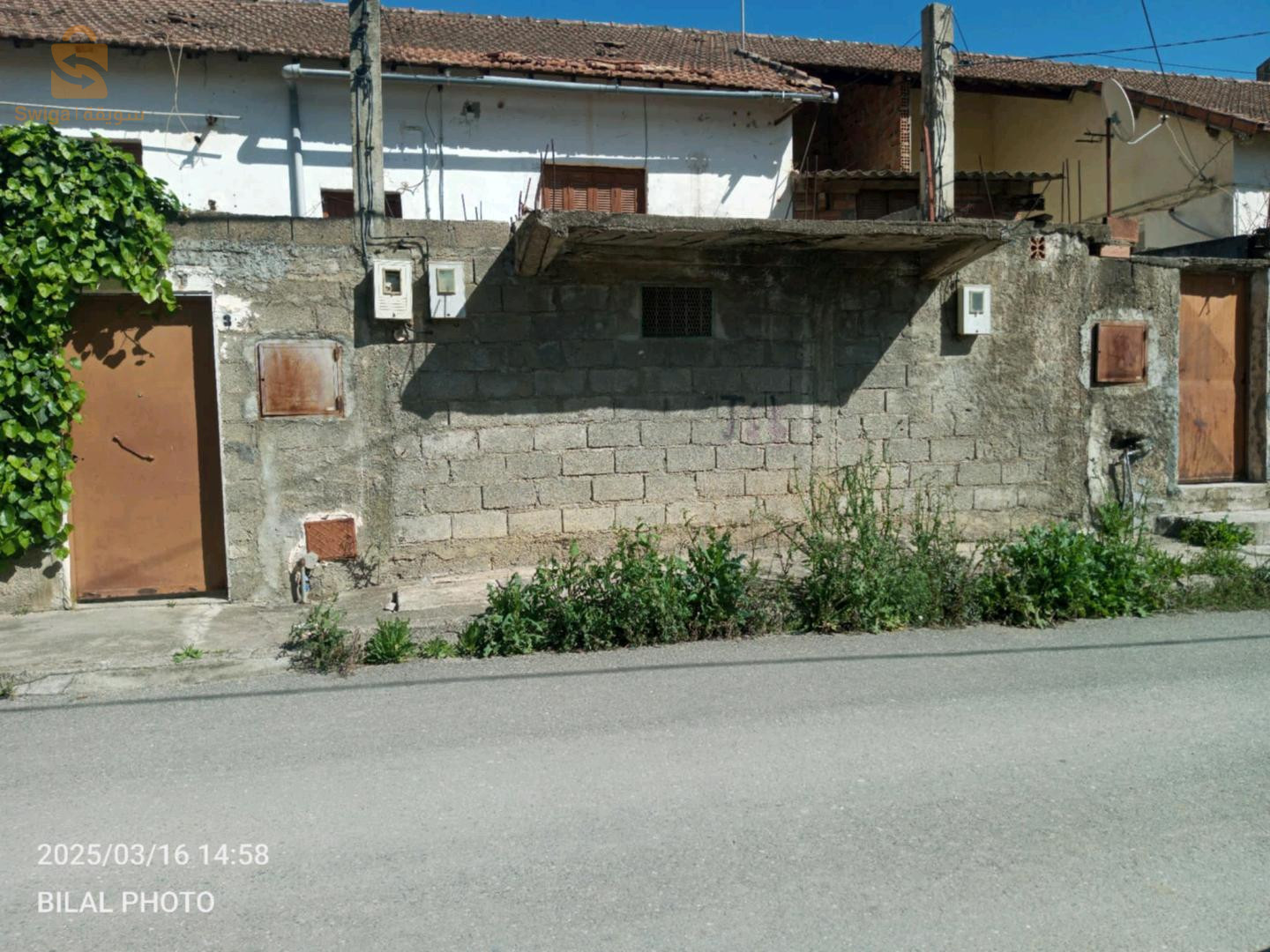 بيت أرضي بمساحة  109 متر مربع علي أرض بمساحة 206 كتر مربع