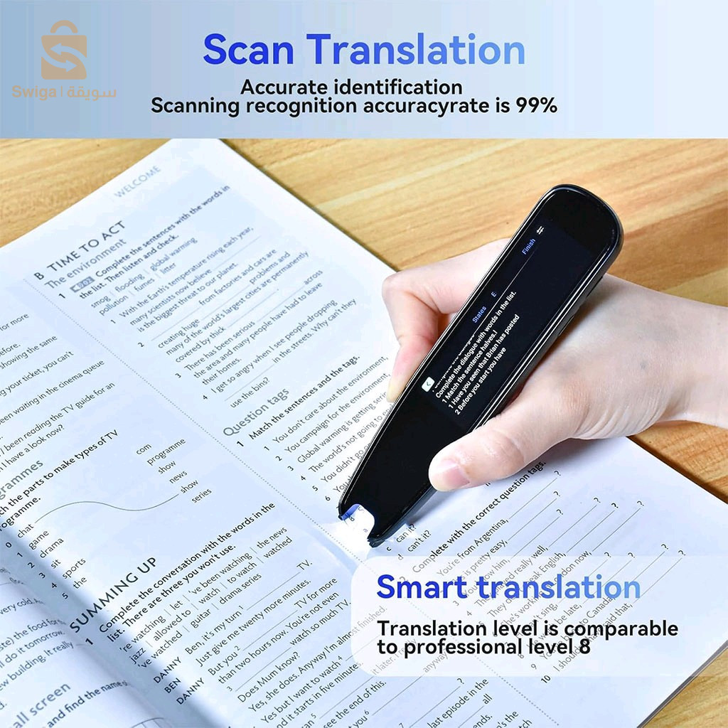 Stylo Traducteur de Langue 134 Traductions Vocales -قلم قارئ مترجم