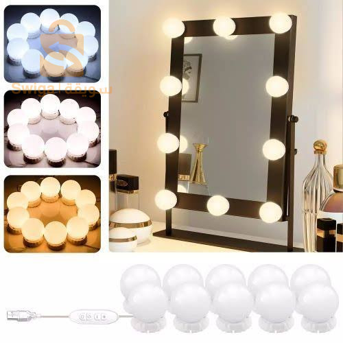 10  Lampes de miroir LED