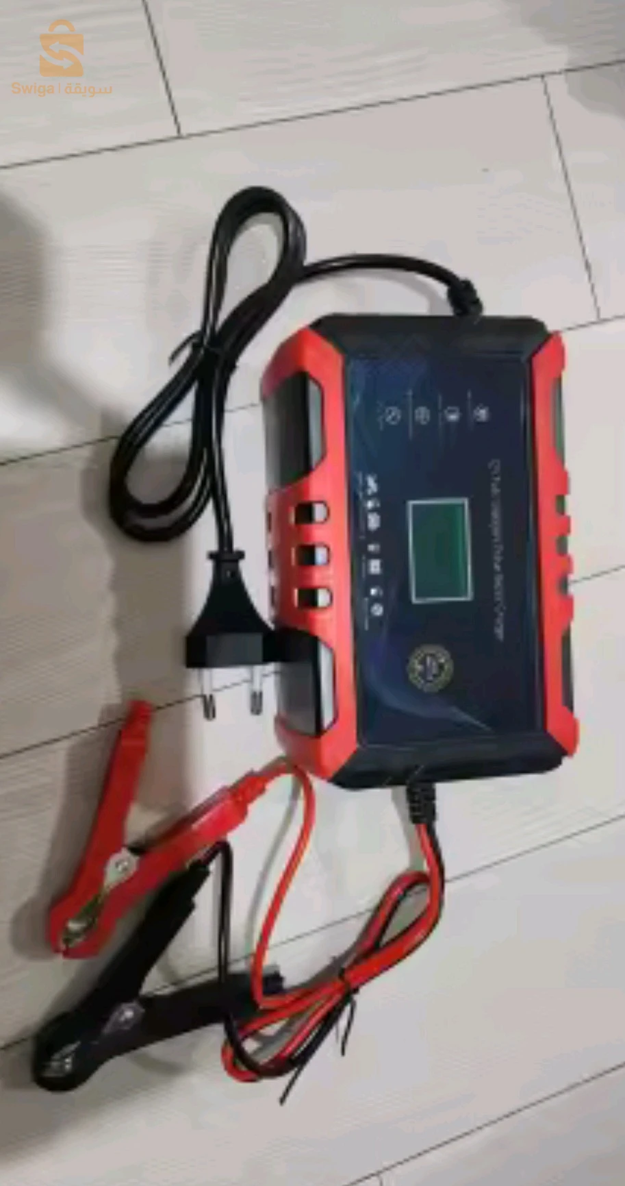 Battery charger 12 V 
شارجور بطاريات السيارات و الدرجات النارية