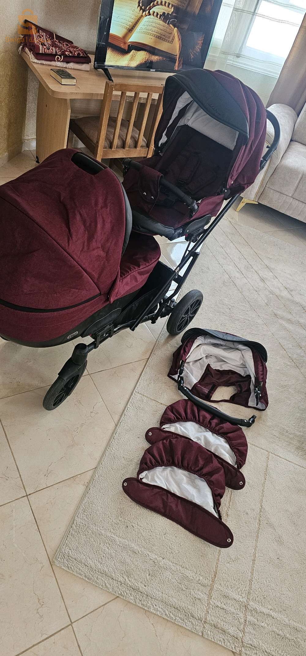 poussette double europe