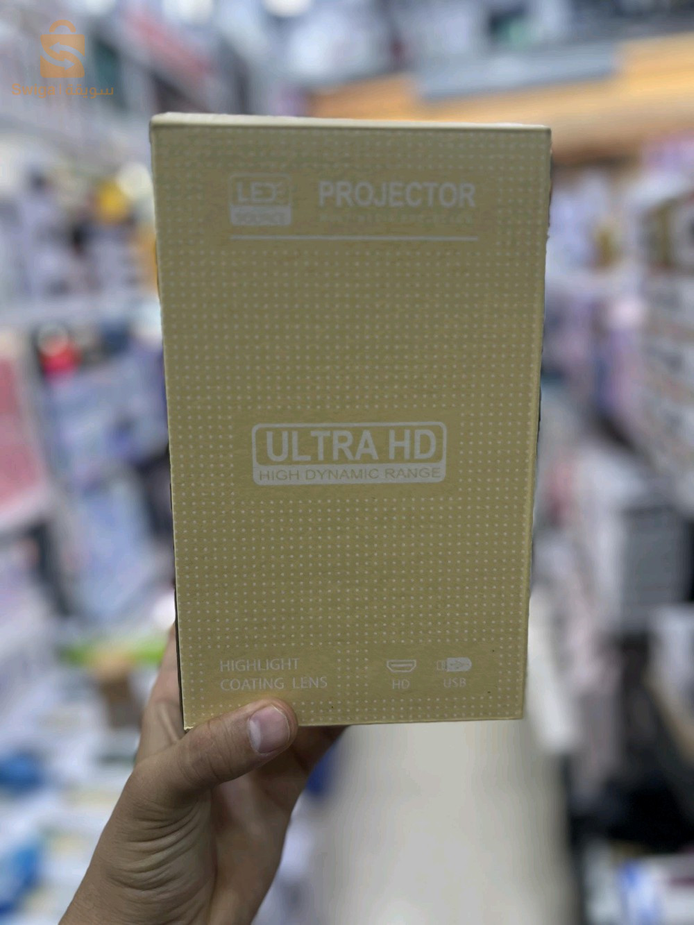 HY300 Mini Projector 4K Android 11.0 Wifi 6 Bleutooth 5.0  Home Cinéma 1280 P