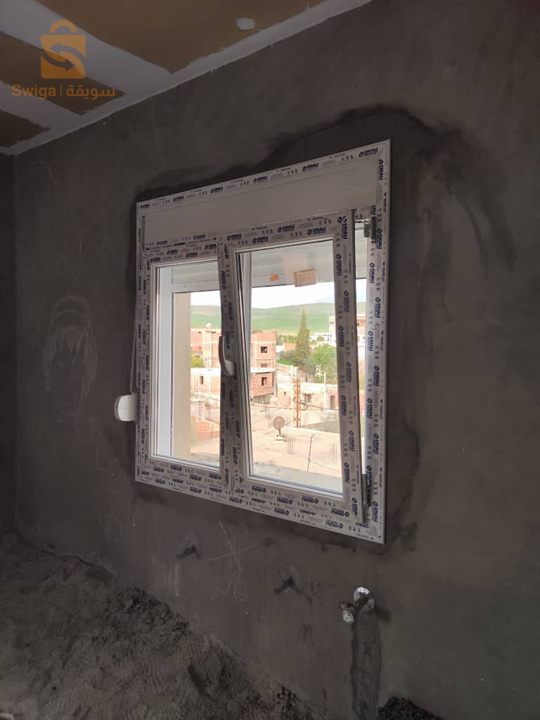ALUMINIUM &PVC أبواب ونوافذ حسب المقاس جوده عاليه توصيل وتركيب متوفر