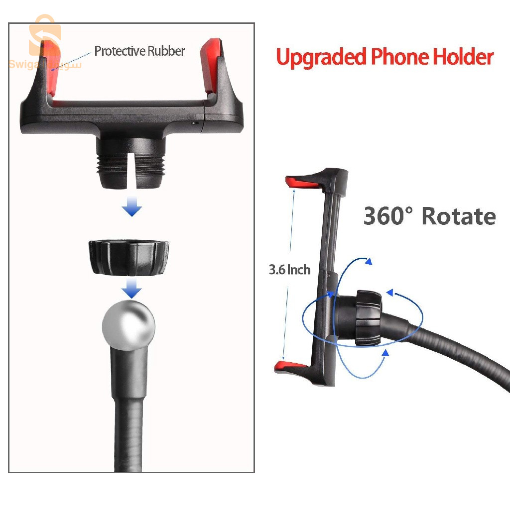 Studio Professional Live Stream Selfie Light Set – عدة التصوير الإحترافيةمع حلقة ضوئية