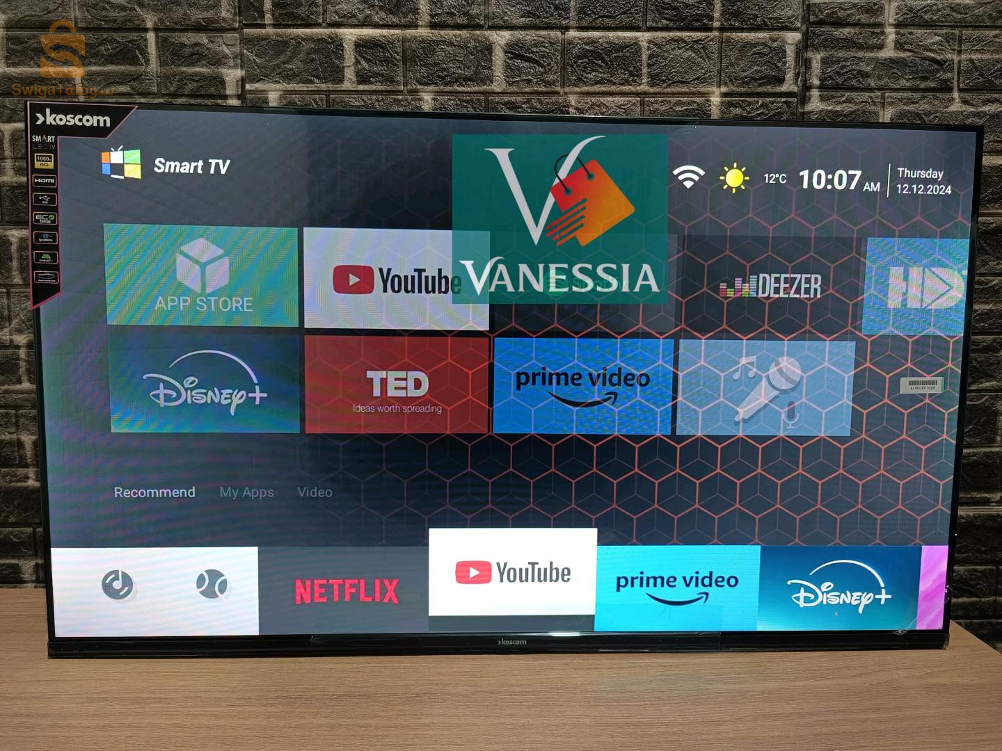 Télévision 43p Smart marque koscom
✅ Garantie 3 ans
✅ Smart TV
✅ Android 14
✅ YouTube Netflix application
✅ Frameless
✅2 USB
✅3 port HDMI
✅Made in Corée