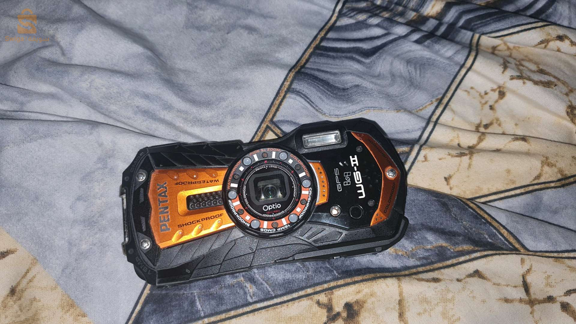 Ricoh WG-70 Appareil Photo Numérique Étanche Orange