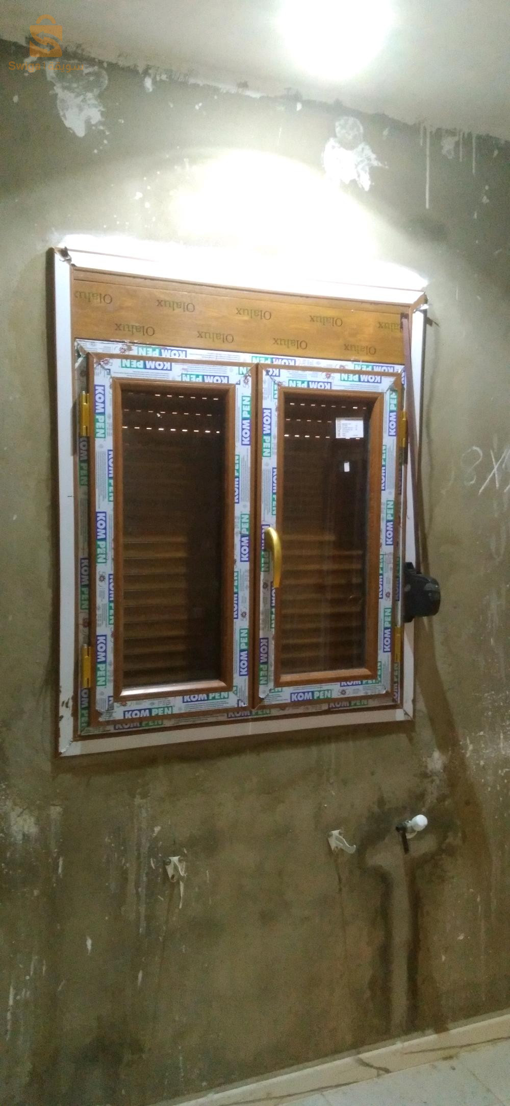 ALUMINIUM &PVC أبواب ونوافذ حسب المقاس جوده عاليه توصيل وتركيب متوفر