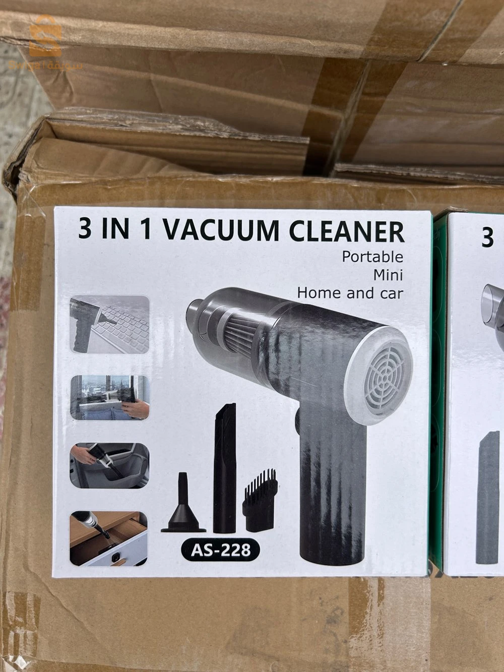 مكنسة 3 في 1 صغيرة الحجم، قوية الأداء! تنظيف دقيق للدار والطوموبيل