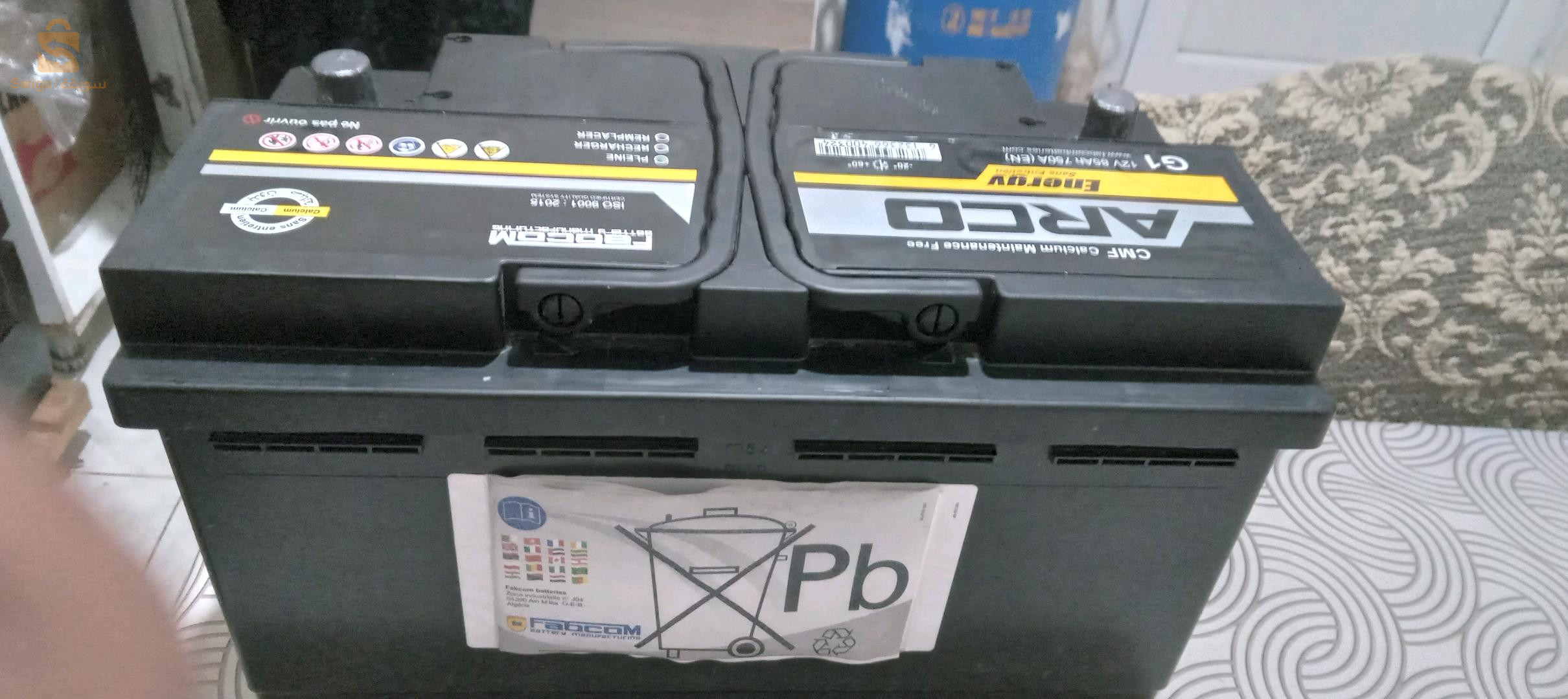 بتري جديدا مزالت بضمان