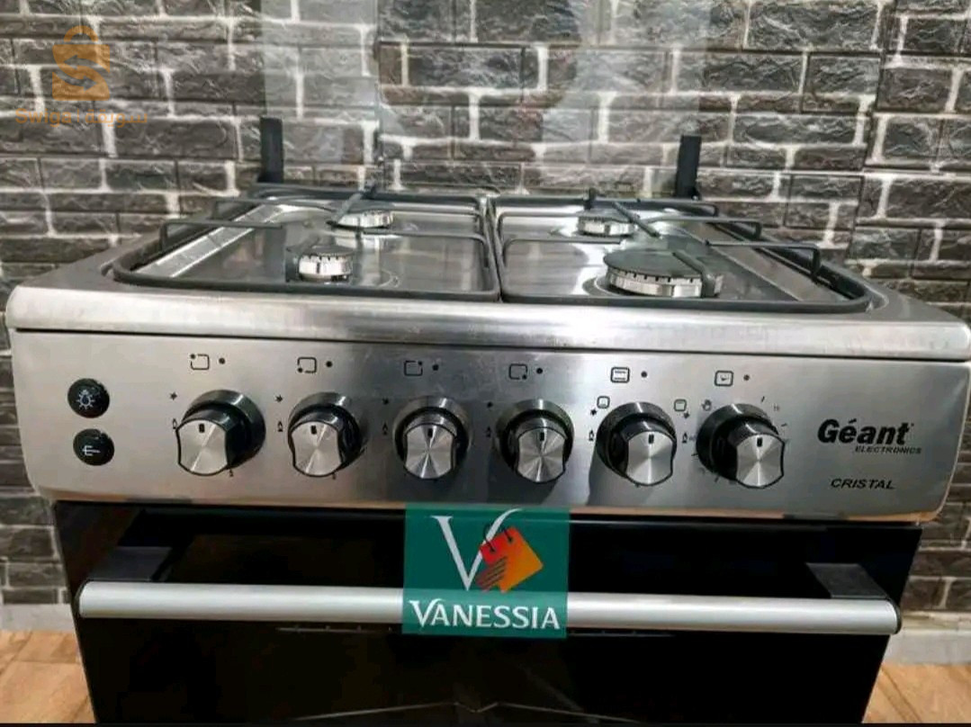 Cuisinière marque géant cristal ventiller inox