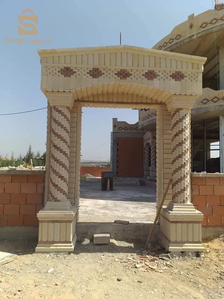 تزين واجهات المنازل بالحجر الطبيعي