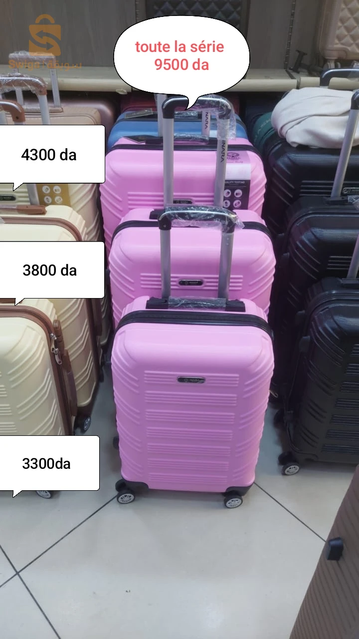 Valises de voyage par pièces ou en série
