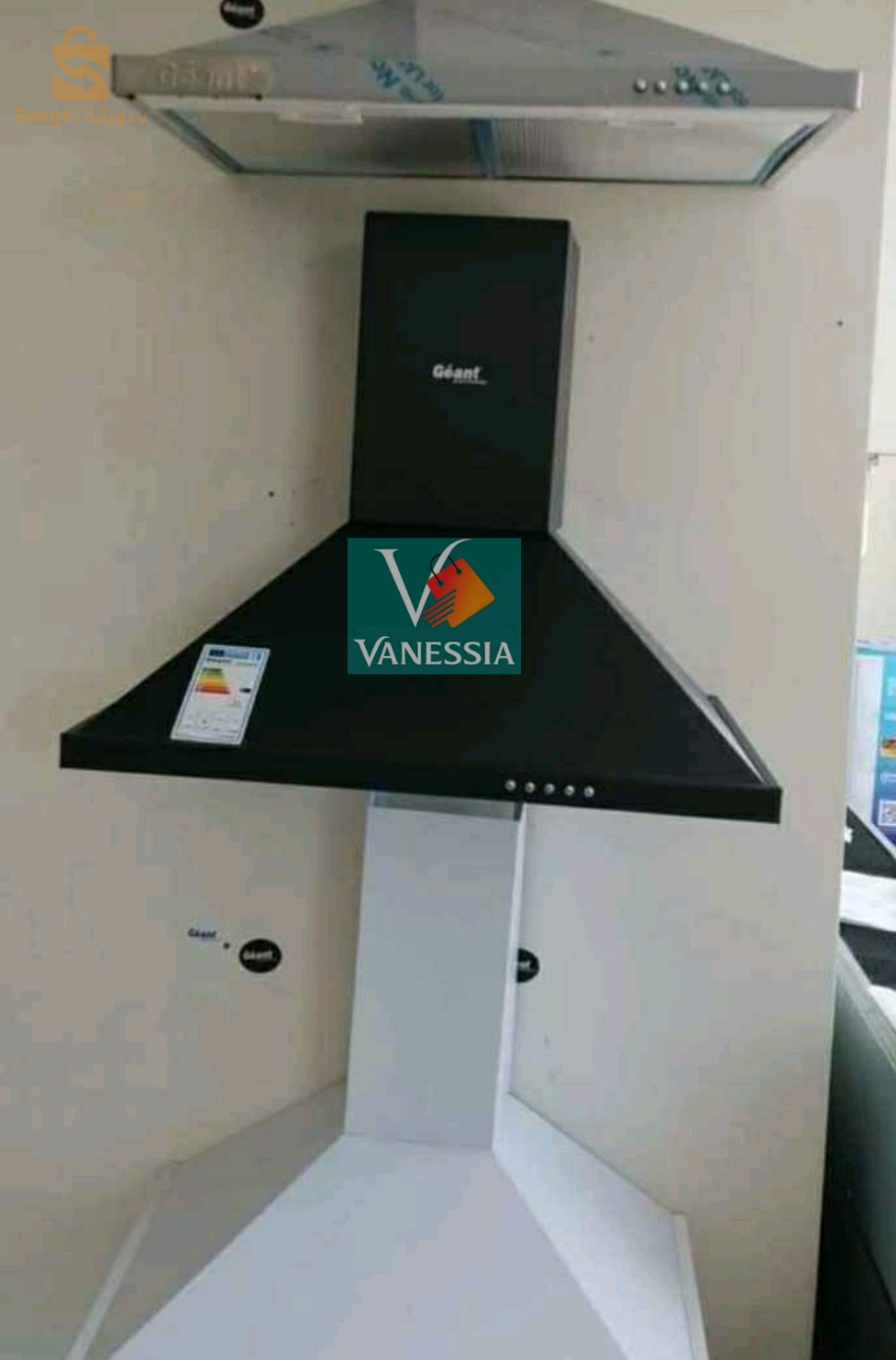 Hotte pyramide de la marque géant noir