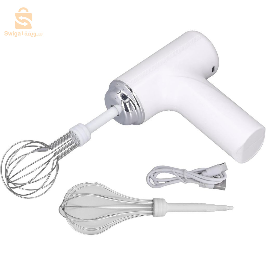 Mixeur Électrique Sans Fil Portable 3 Vitesses – خلاط يدوي كهربائي لاسلكي