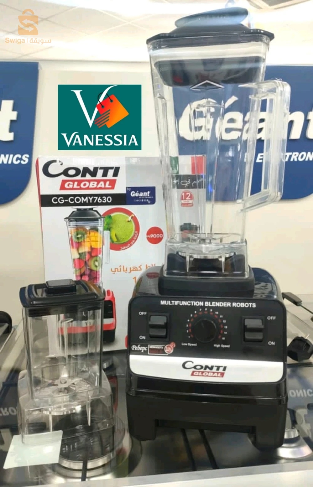 blender 2en1 marque continental 2.5L