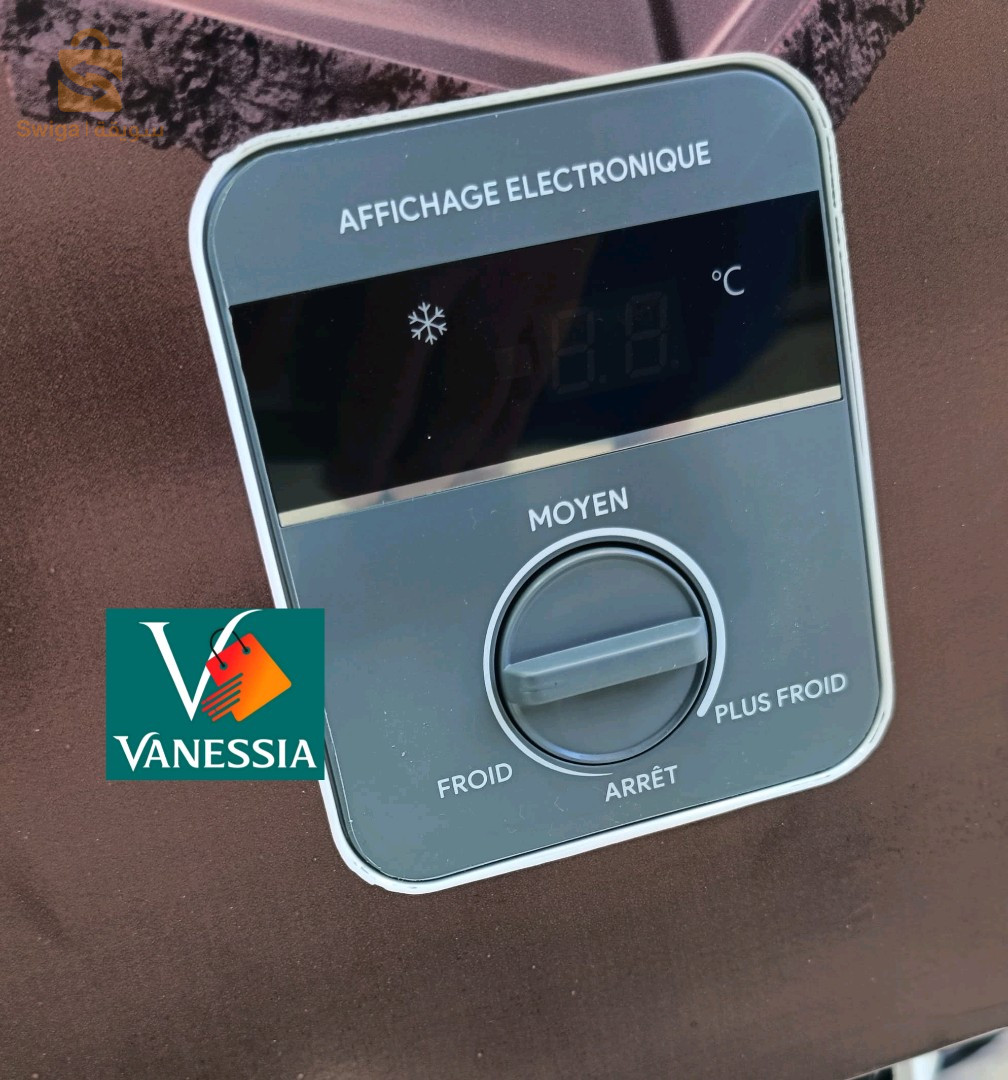 Congélateur marque géant vitré 358l