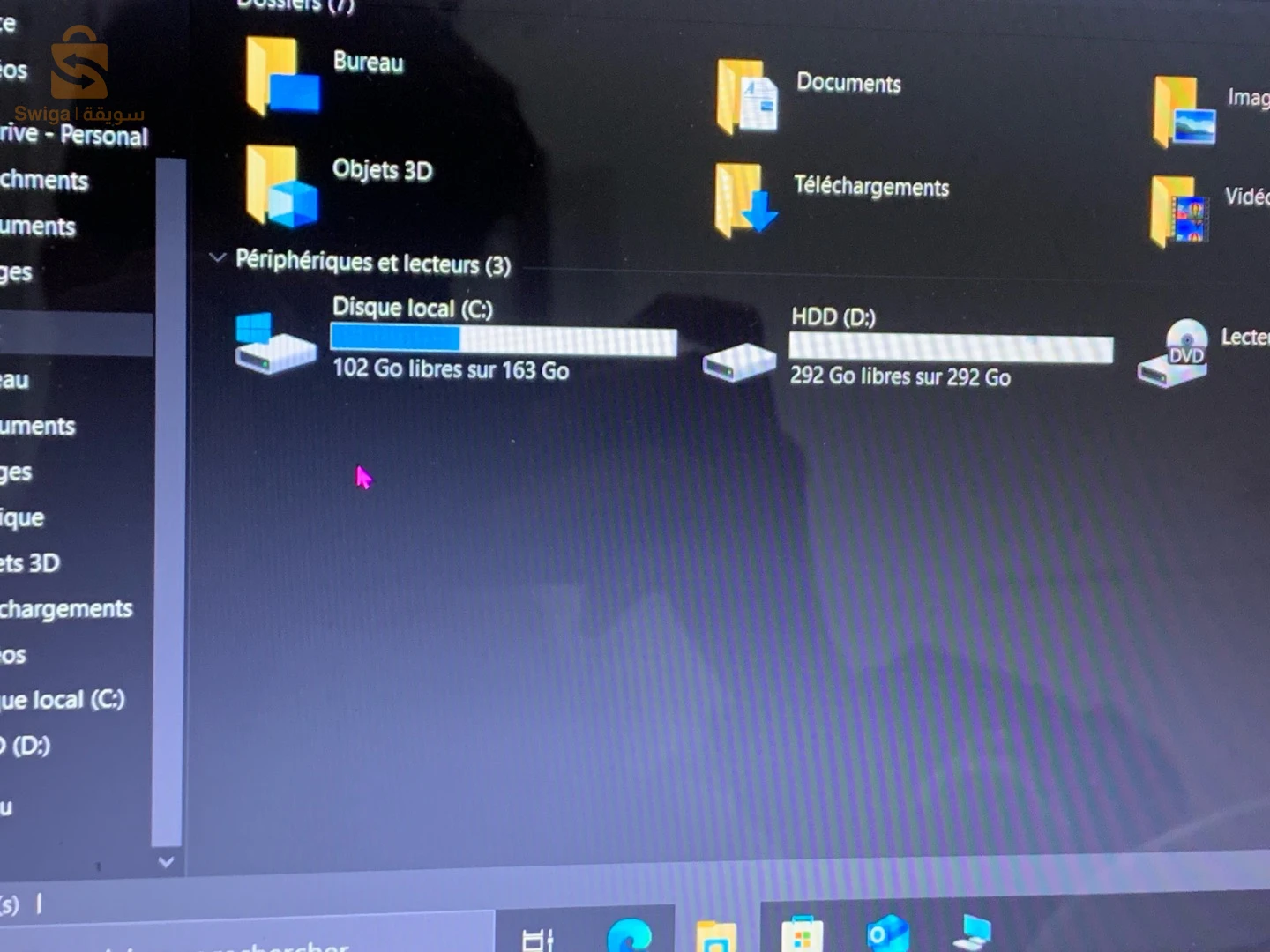لابتوب asus بحاله جيده ram 4gb