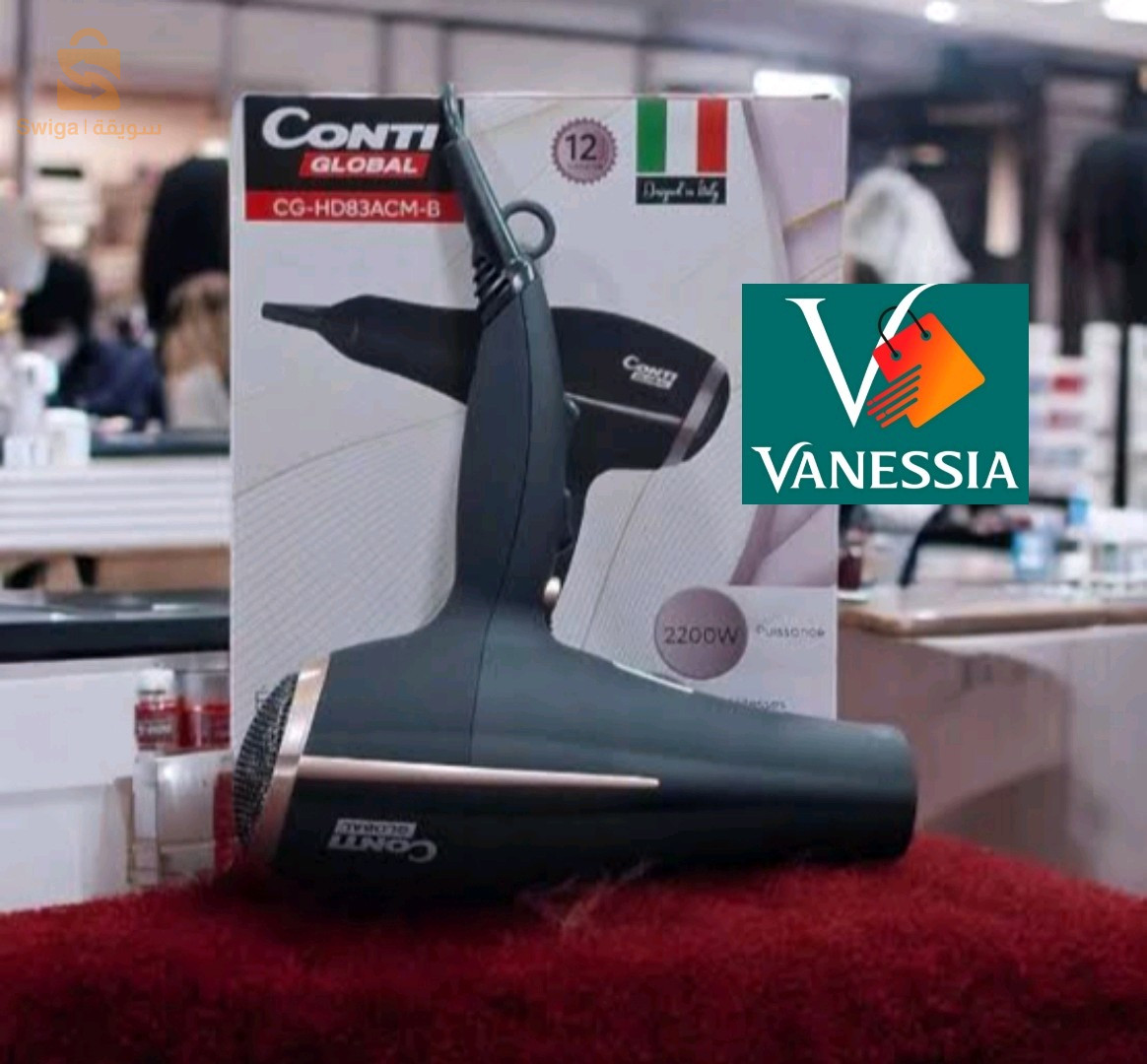 Sèche cheveux Conti global noir 2000w