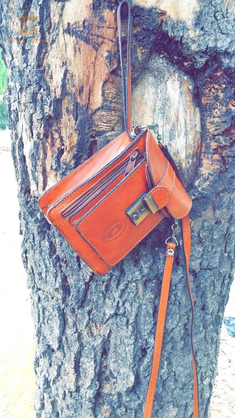 sacoche cuir