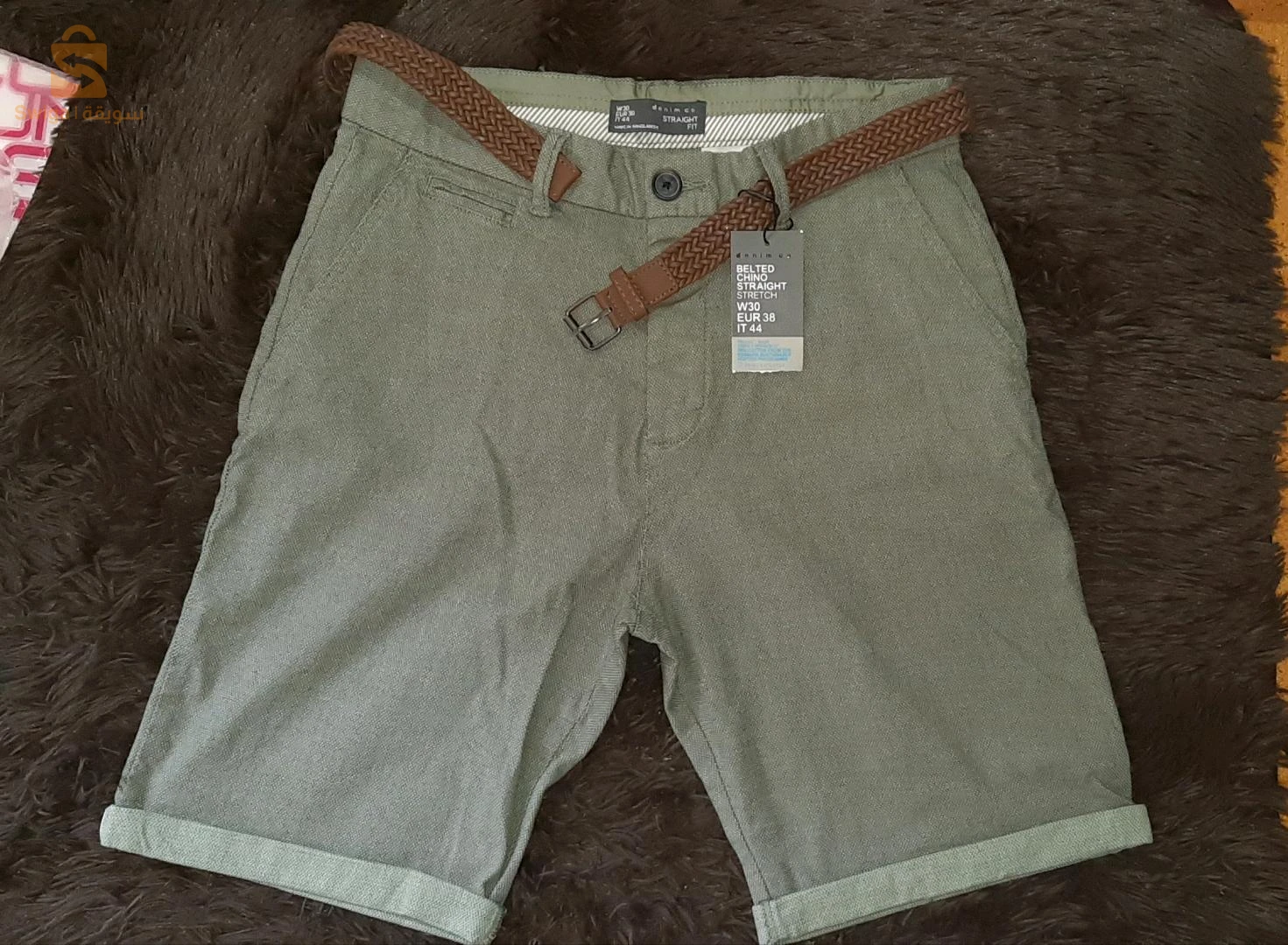 short primark avec ceinture