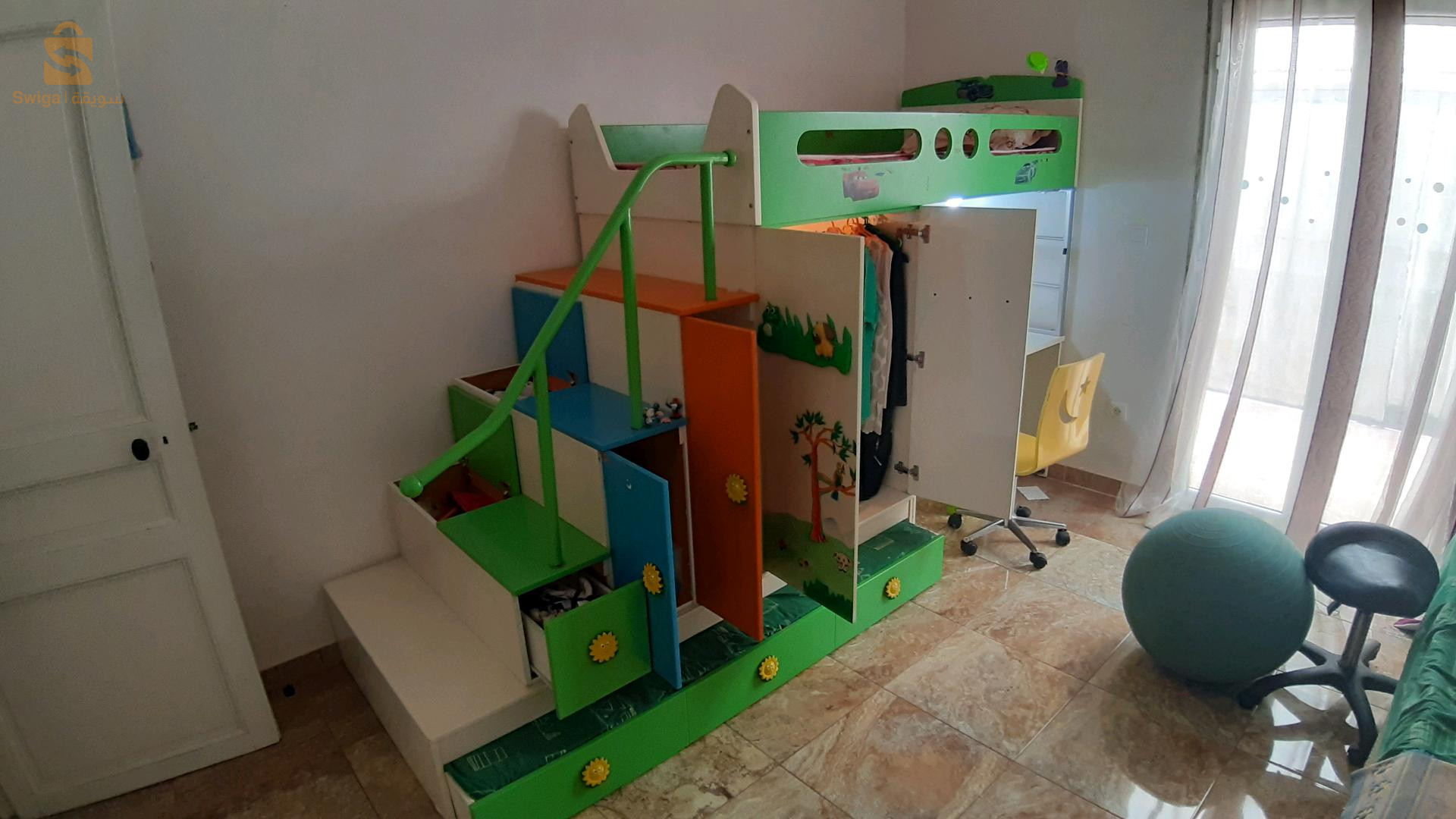Chambre d'enfant 3 en 1.
(actuellement démontée)