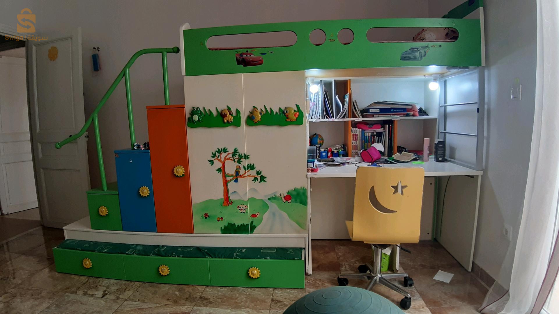 Chambre d'enfant 3 en 1.
(actuellement démontée)