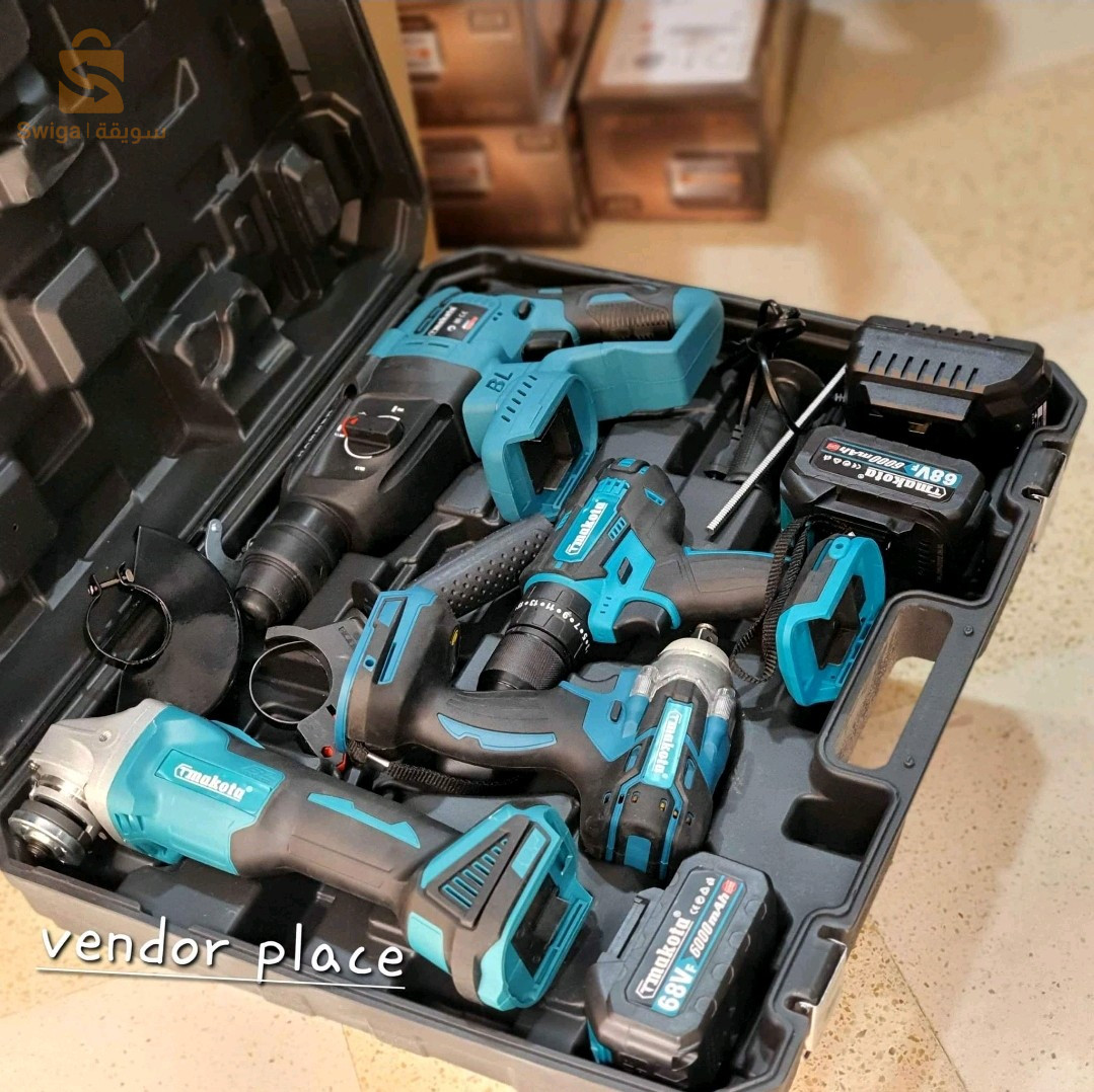 Kit Makita 4 articles  حقيبة أدوات ماكيتا 4 في 1 –