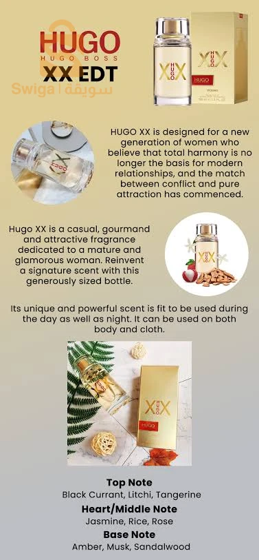 Parfume Hugo Boss Hugo XX WOMAN Eau de Toilette 100ML