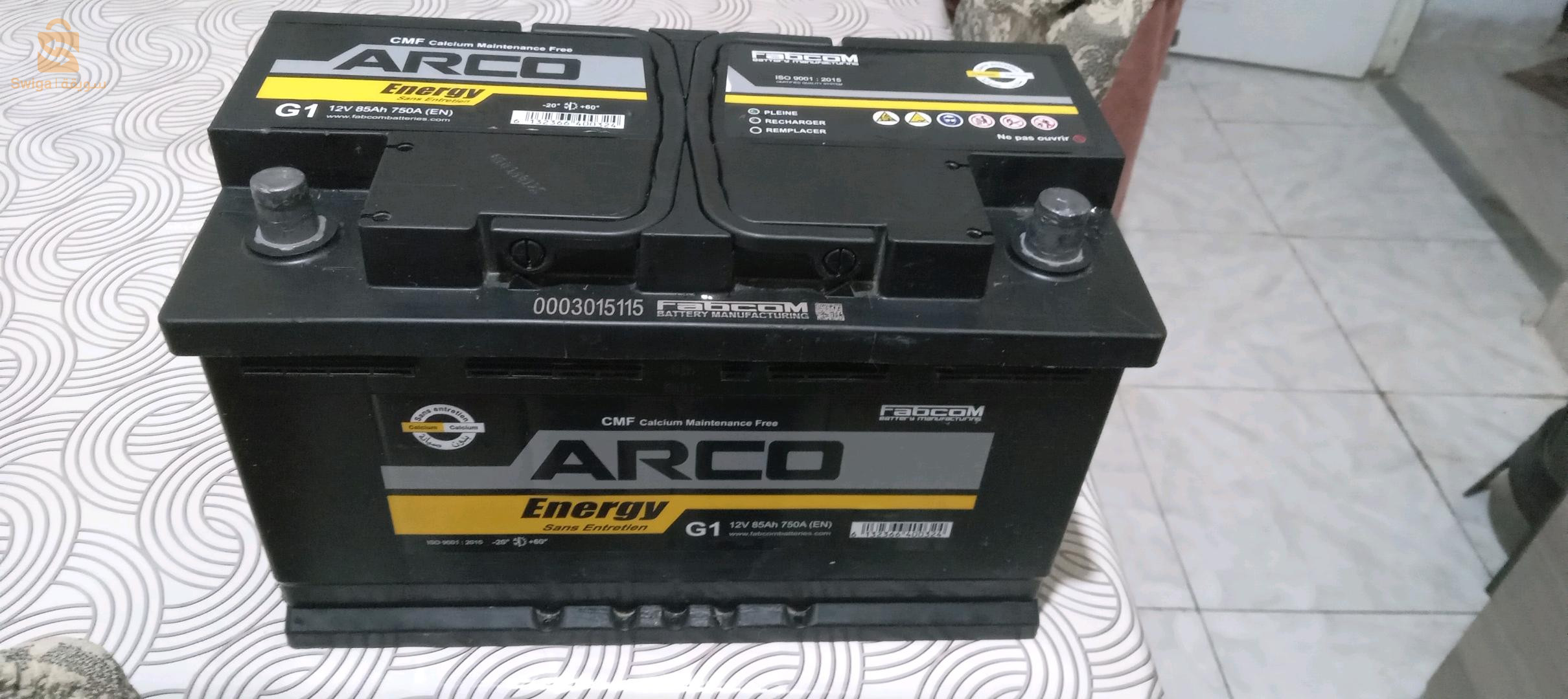 بتري جديدا مزالت بضمان