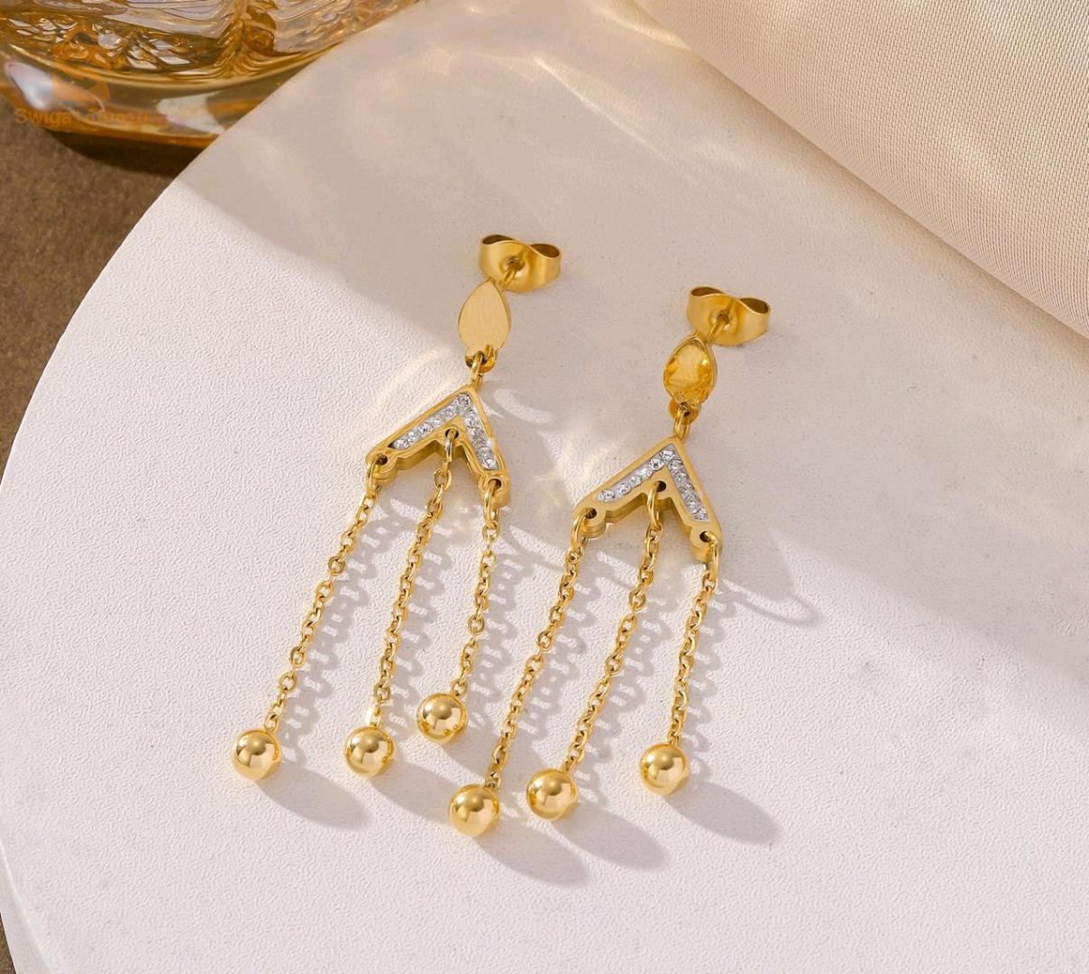 Boucles D'oreilles New Collection 2025 💕 en Acier inoxydable 1er Choix 316L: