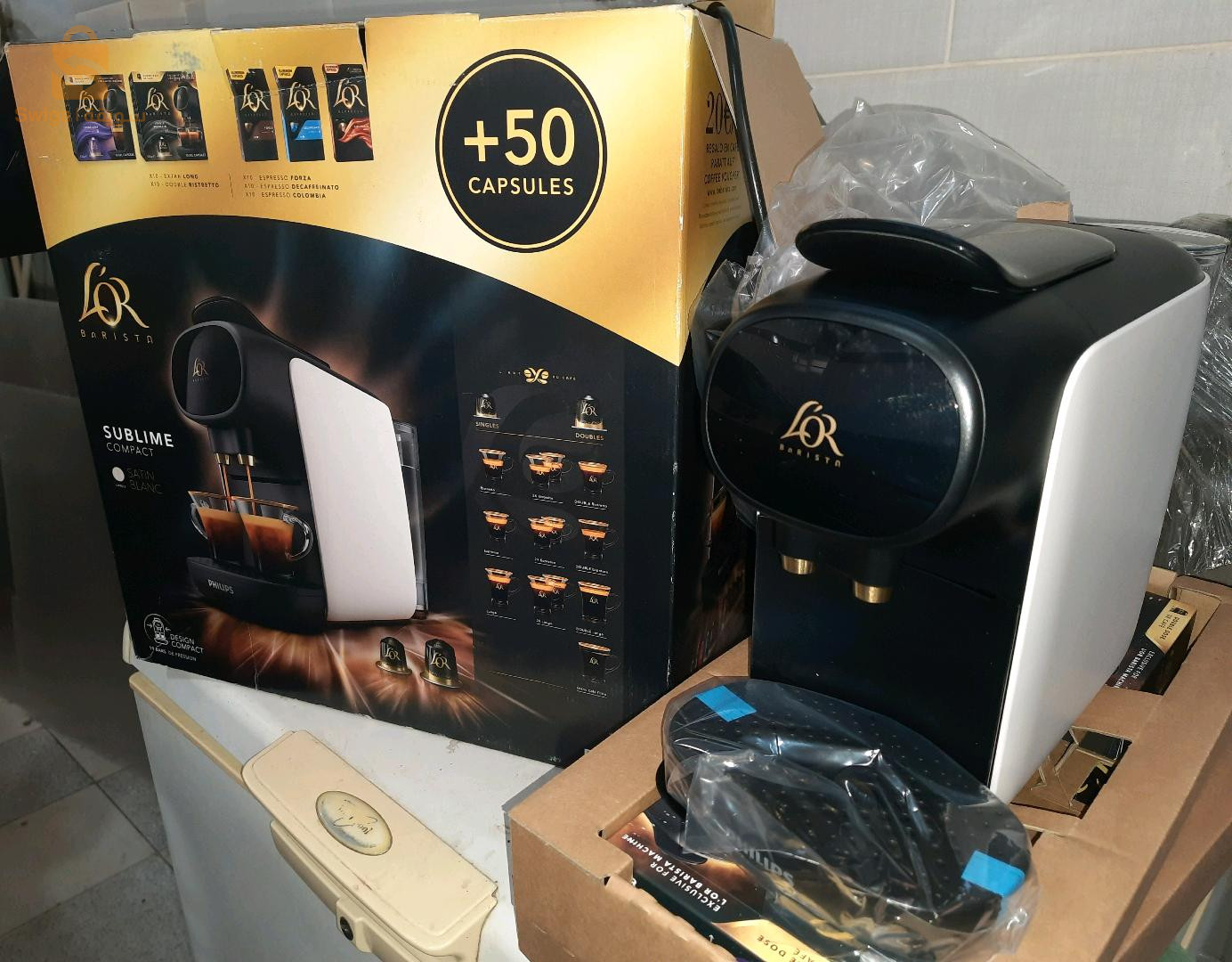 machine à café Philips l'or avec 50 capsule gratuit