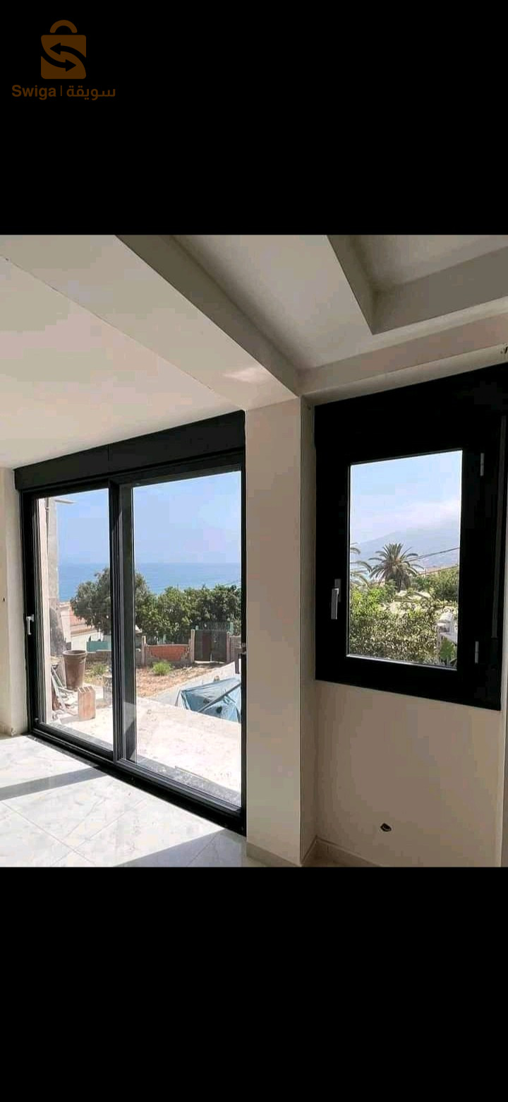 ALUMINIUM &PVC أبواب ونوافذ حسب المقاس جوده عاليه توصيل وتركيب متوفر