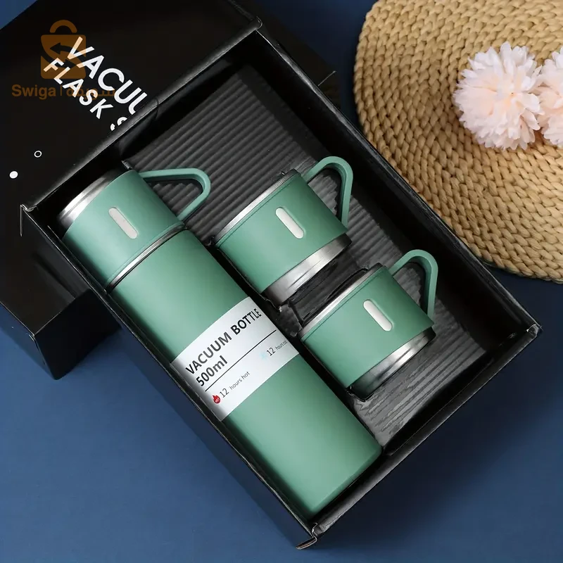 ensemble de tasses a thermos
