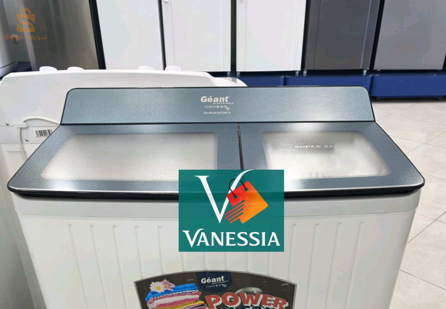 Machine à laver semi automatique marque géant 12kg