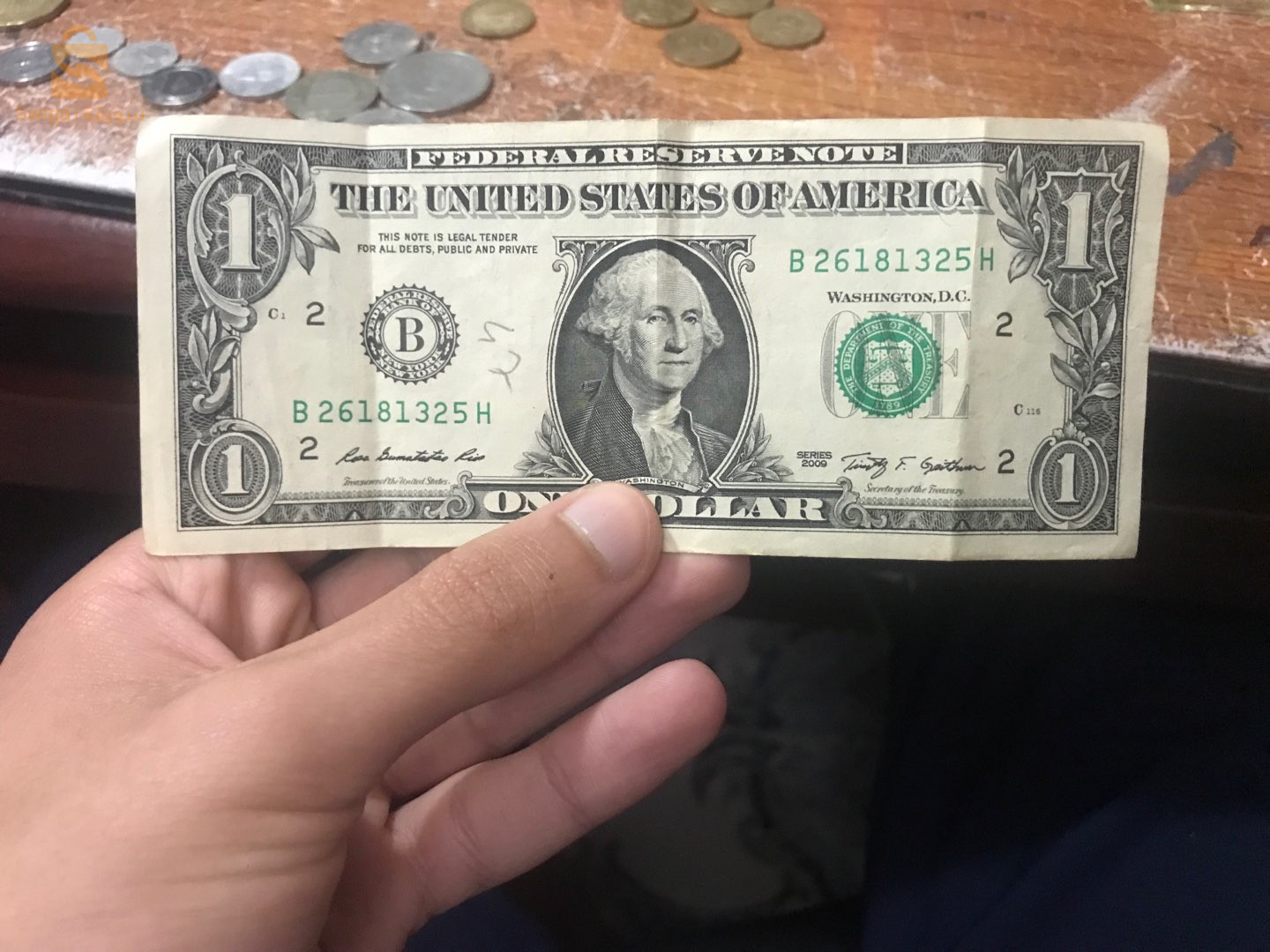 1 dollar