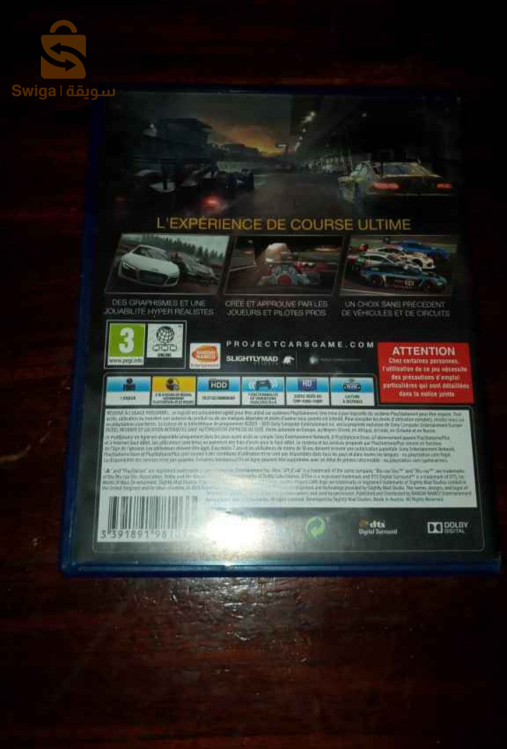 project cars cd ps4