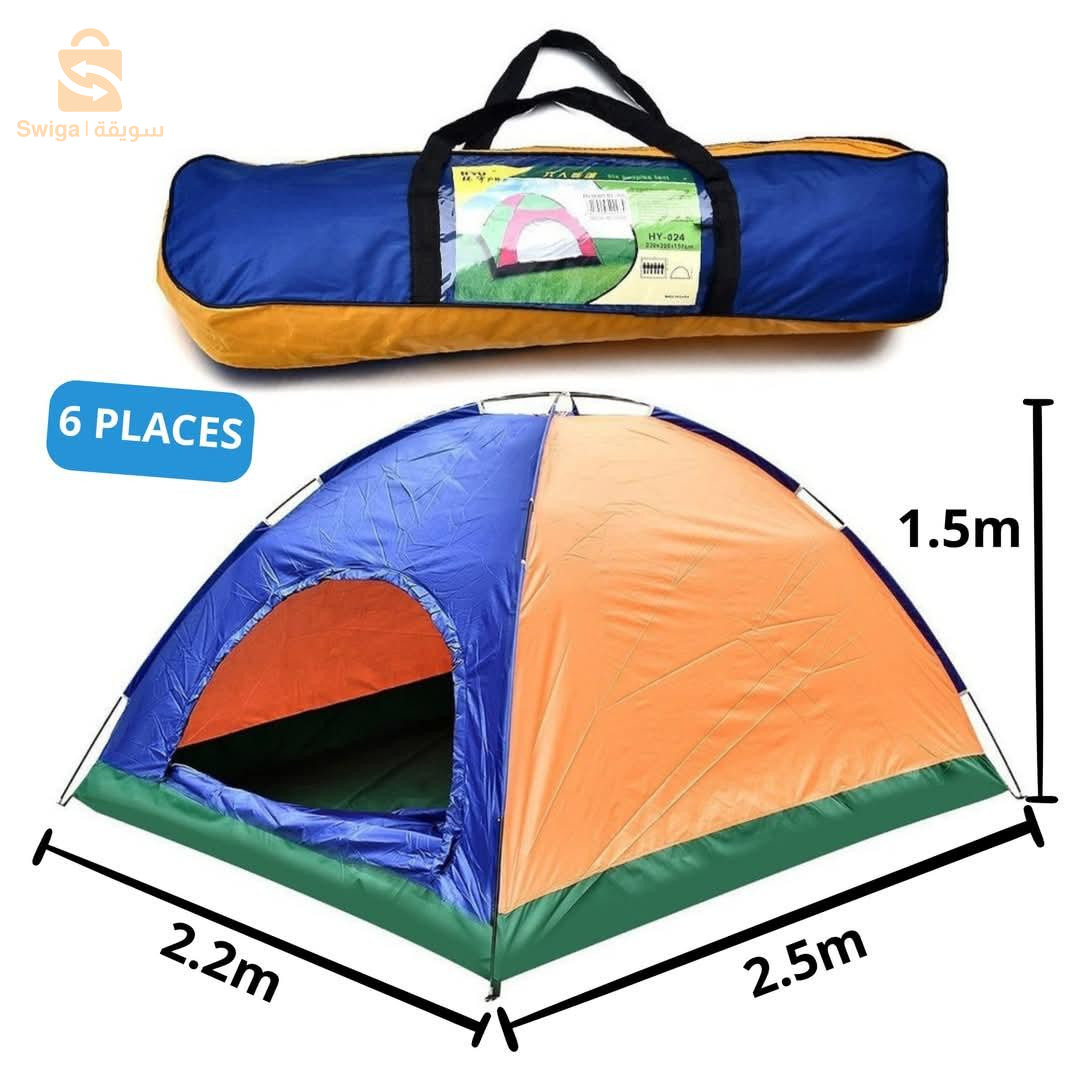 Tente camping manuelle 6P
